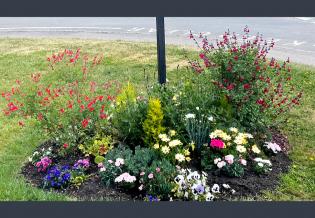 Best Kept Village Preparations and Village Improvements Article Photo - The Best Kept Village flowerbed